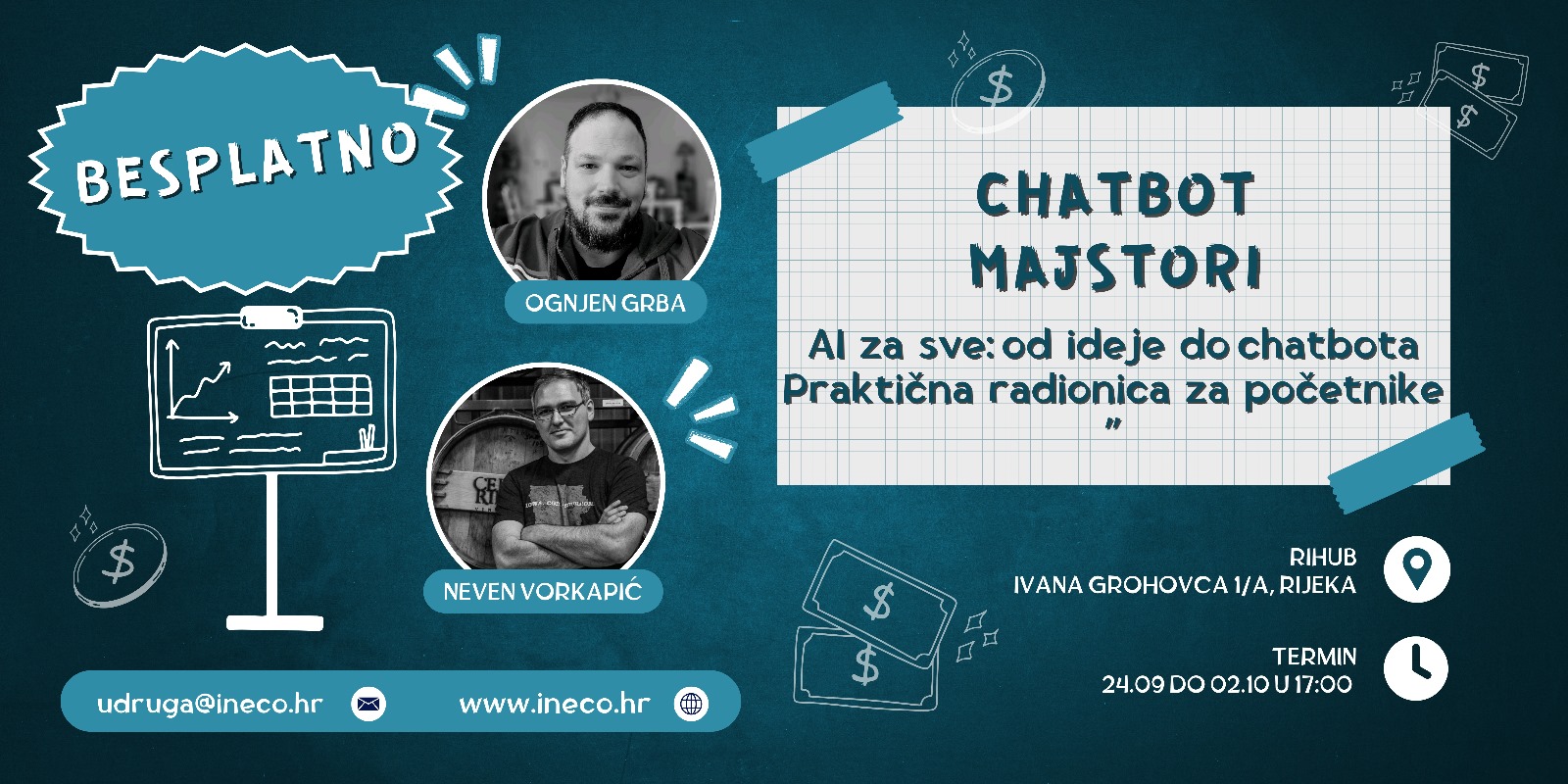 Chatbot Majstori - AI za sve: od ideje do chatbota